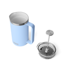 Yeti Rambler 34oz (1L) Coffee French Press - Big Sky Blue