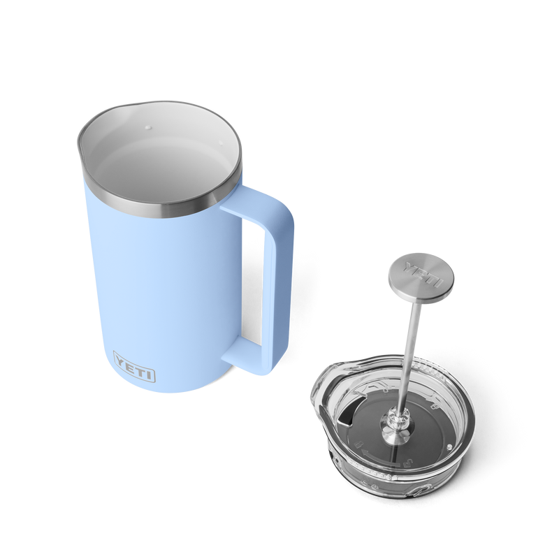 Yeti Rambler 34oz (1L) Coffee French Press - Big Sky Blue