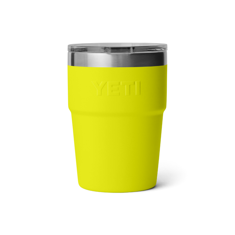 Yeti Rambler 16oz (473ml) Stackable Cup with Magslider Lid - Firefly Yellow