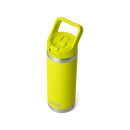 Yeti Rambler 18oz (532ml) Straw Bottle with Colour-Matched Straw Cap Lid - Firefly Yellow