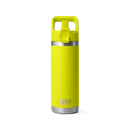 Yeti Rambler 18oz (532ml) Straw Bottle with Colour-Matched Straw Cap Lid - Firefly Yellow