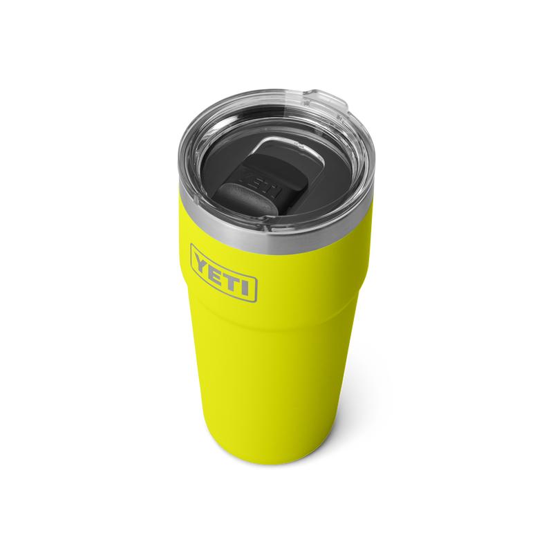 Yeti Rambler 20oz (591ml) Stackable Cup with Magslider Lid - Firefly Yellow