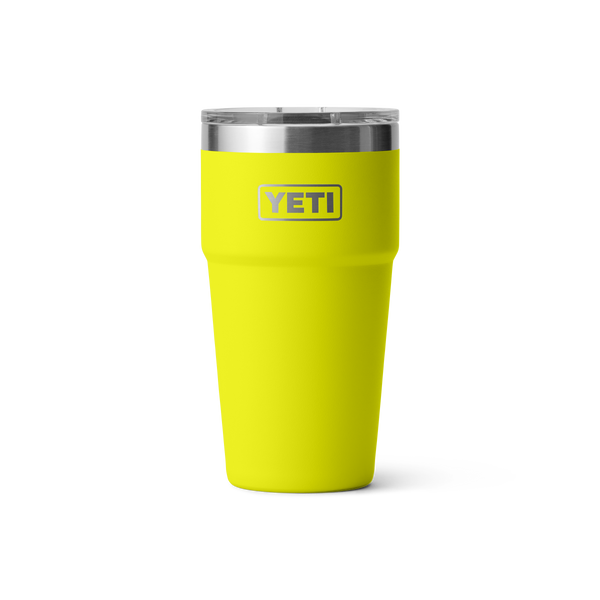 Yeti Rambler 20oz (591ml) Stackable Cup with Magslider Lid - Firefly Yellow