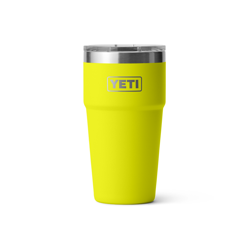 Yeti Rambler 20oz (591ml) Stackable Cup with Magslider Lid - Firefly Yellow