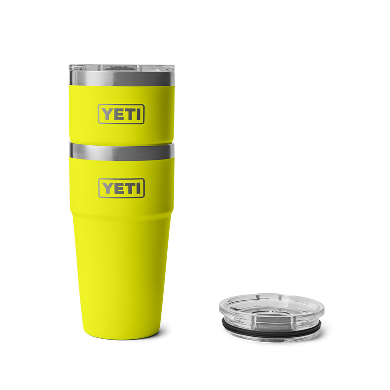 Yeti Rambler 20oz (591ml) Stackable Cup with Magslider Lid - Firefly Yellow