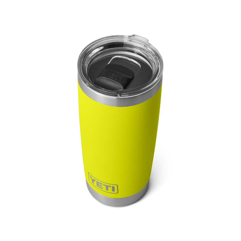Yeti Rambler 20oz (591ml) Tumbler with Magslider Lid - Firefly Yellow