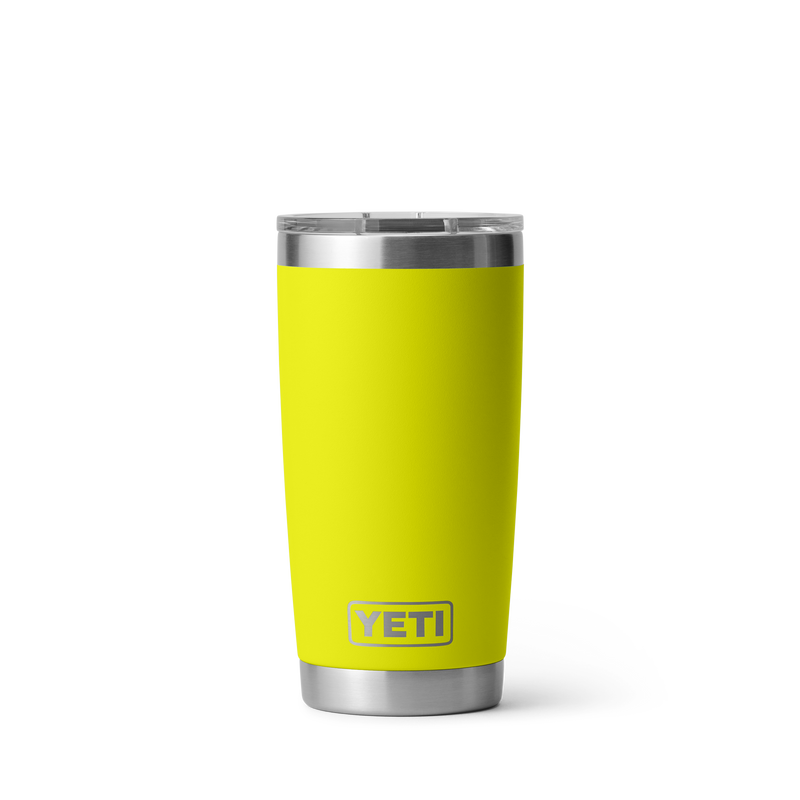 Yeti Rambler 20oz (591ml) Tumbler with Magslider Lid - Firefly Yellow