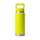 Yeti Rambler 26oz (769ml) Straw Bottle with Colour-Matched Straw Cap Lid - Firefly Yellow