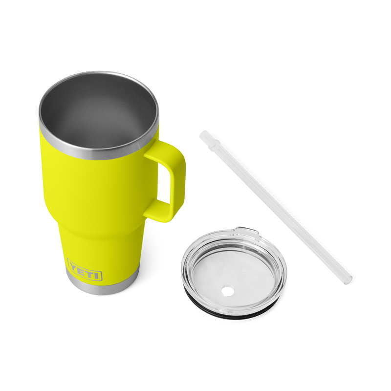 Yeti Rambler 35oz (1L) Straw Mug - Firefly Yellow