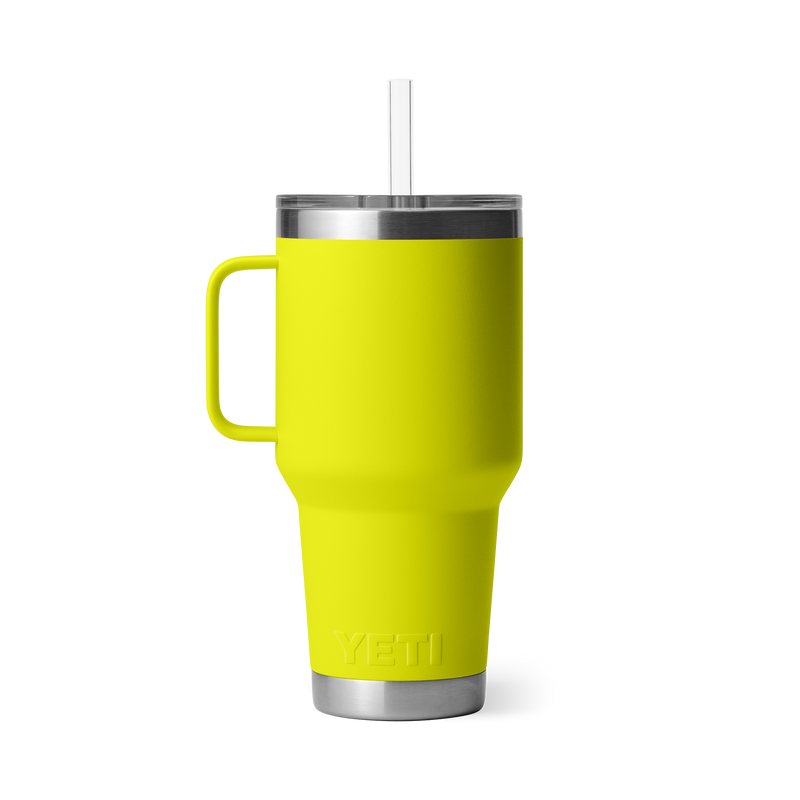 Yeti Rambler 35oz (1L) Straw Mug - Firefly Yellow