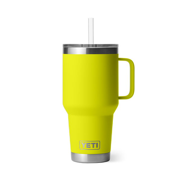 Yeti Rambler 35oz (1L) Straw Mug - Firefly Yellow