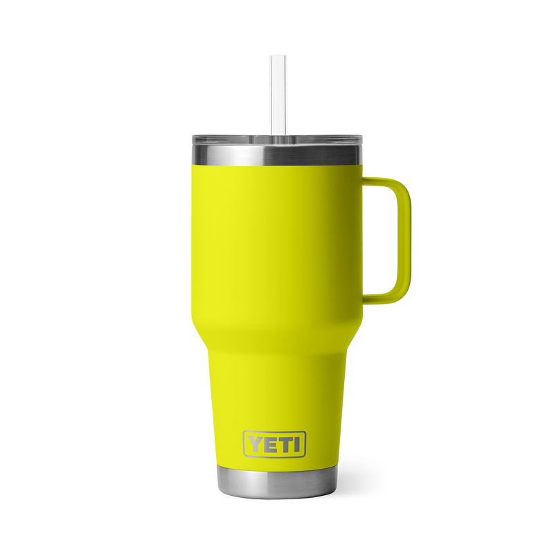 Yeti Rambler 35oz (1L) Straw Mug - Firefly Yellow