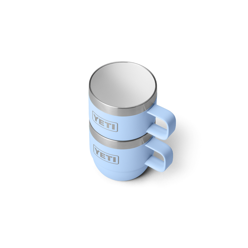 Yeti Rambler 6oz (177ml) Stackable Mugs 2 Pack - Big Sky Blue