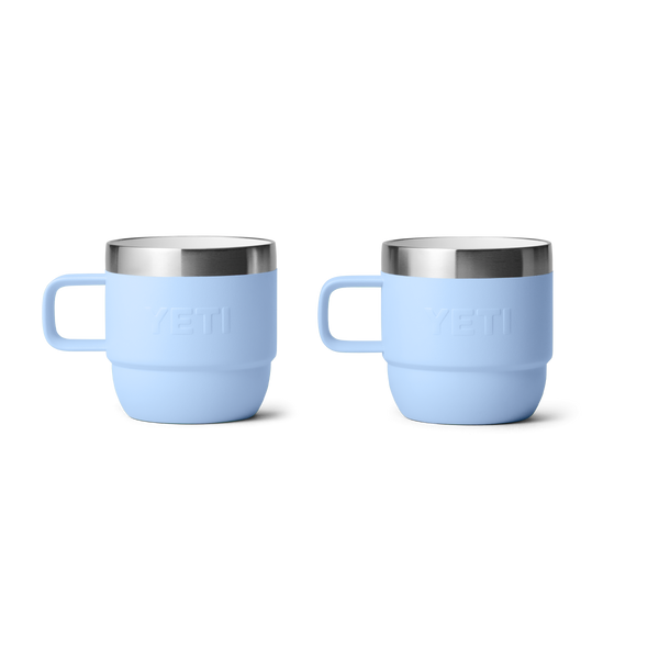 Yeti Rambler 6oz (177ml) Stackable Mugs 2 Pack - Big Sky Blue