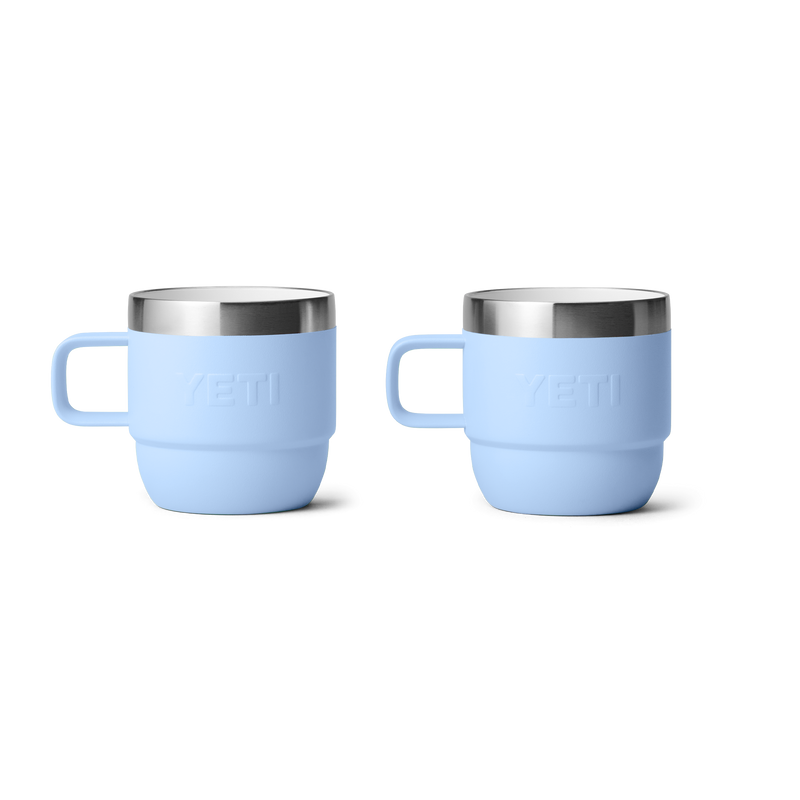 Yeti Rambler 6oz (177ml) Stackable Mugs 2 Pack - Big Sky Blue