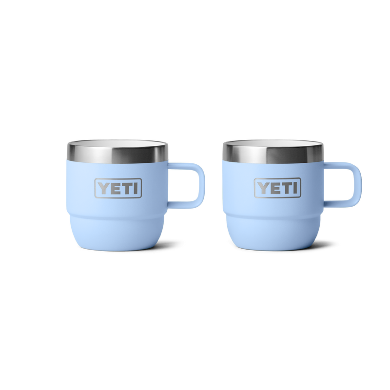 Yeti Rambler 6oz (177ml) Stackable Mugs 2 Pack - Big Sky Blue