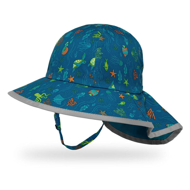 Sunday Afternoon Kids Play Hat UPF50+ (Large 5-12 Years) - Ocean Life