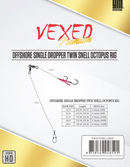 Vexed Premium Offshore Single Dropper Twin Snell Octopus Rigs (Variety of Sizes Available)
