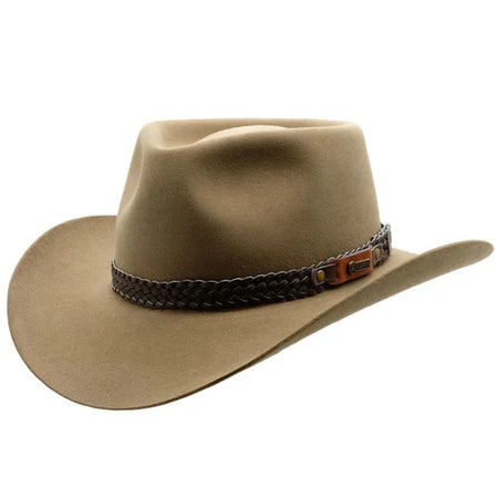 Akubra Hat Snowy River - Eucalyptus/Sandtone (60cm)