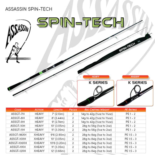 Assassin Spin-Tech Rod 7ft Heavy ASSGT-7H