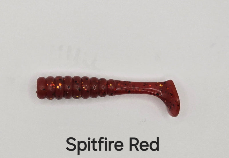 Force Lures & Tackle Paddle Grub 2" (Assorted Colours)