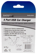 Haigh Battery Link 4 Port USB Car Charger