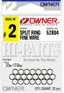 Owner Fine Wire Split Rings (Assorted Sizes)