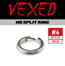 Vexed HD Split Rings - Variety of Sizes Available