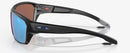 Oakley Split Shot Sunglasses - Prizm Deep Water Polarised Lenses with Shot Matte Black Frame