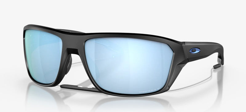 Oakley Sunglasses Split Shot Matte Black Frame - Prizm Deep Water Polarised Lenses