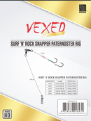 Vexed Premium Surf ’N’ Rock Snapper Paternoster Rigs (Variety of Sizes Available)