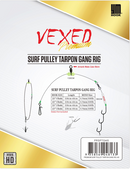 Vexed Premium Surf Pulley Tarpon Gang Rigs (Variety of Sizes Available)