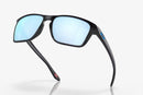 Oakley Sylas XL Sunglasses - Prizm Deep Water Polarised Lenses with Matte Black Frame