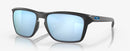 Oakley Sylas XL Sunglasses - Prizm Deep Water Polarised Lenses with Matte Black Frame