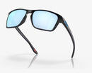 Oakley Sylas Sunglasses - Prizm Deep Water Polarised Lenses with Matte Black Frame