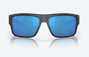 Costa Del Mar Taxman Sunglasses - Blue Mirror Polarised Lens with Matte Black Frame