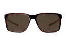 Liive Vision Tazer Sunglasses - Beer XTAL Frame with Polarized Brown Lens