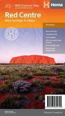 Hema Maps The Red Centre Alice Springs to Uluru Map (7th Edition)
