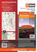 Hema Maps The Red Centre Alice Springs to Uluru Map (7th Edition)