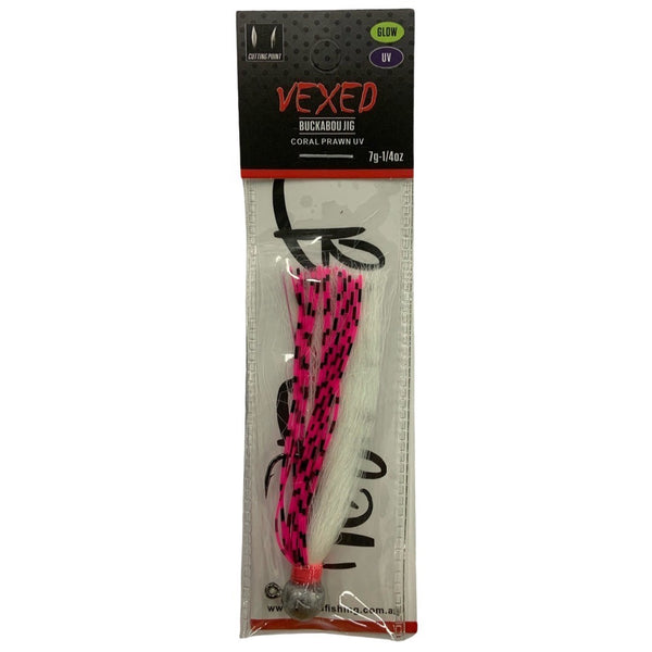 Vexed Buckabou Jig 7g (CP) - Coral Prawn UV