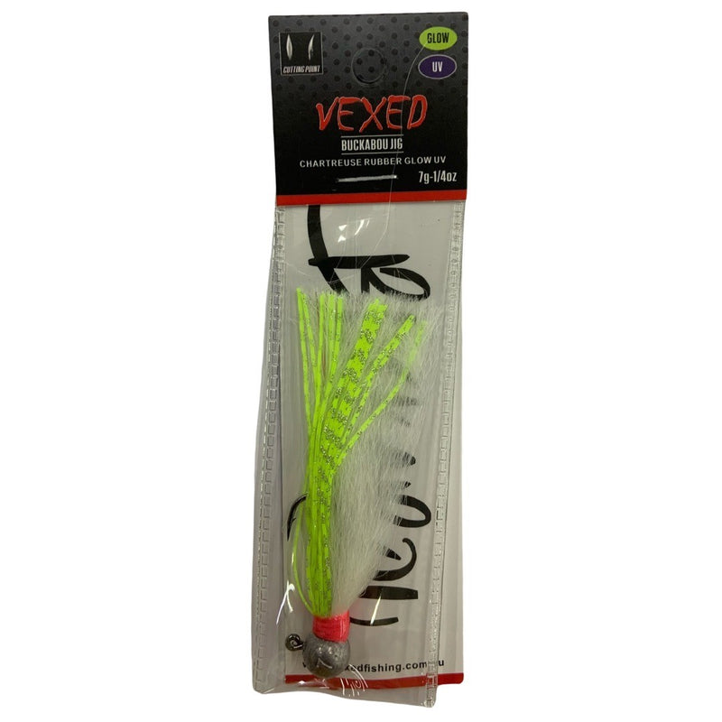 Vexed Buckabou Jig 2.5g (CR) - Chartreuse Rubber Glow UV