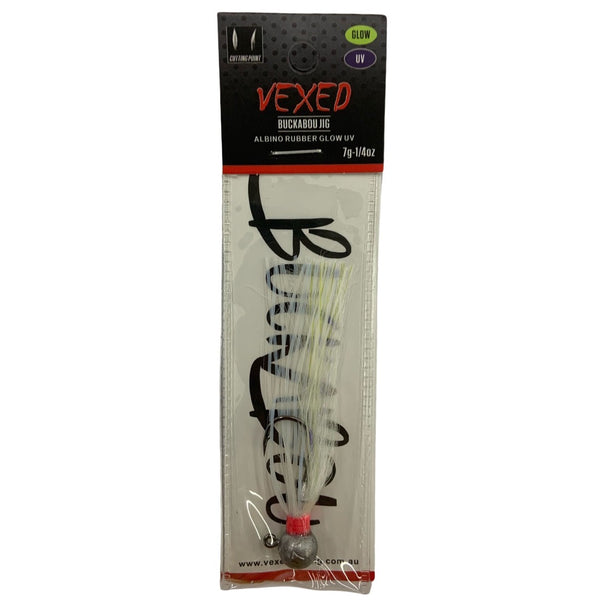 Vexed Buckabou Jig 5g (AR) - Albino Rubber Glow UV