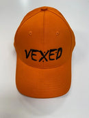 Vexed Hat Orange/Black Logo - Peaked Brim