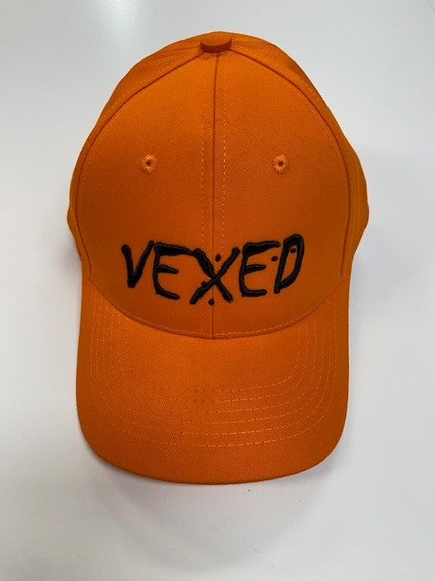 Vexed Hat Orange/Black Logo - Peaked Brim