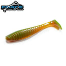Force Lures & Tackle Paddle Tail 2.5" 10pce (Assorted Colours)