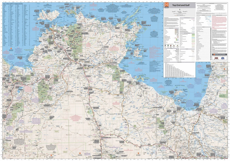 Hema Maps Top End and Gulf Map (7th Edition)