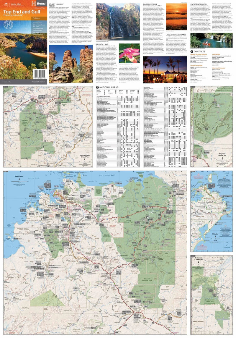 Hema Maps Top End and Gulf Map (7th Edition)