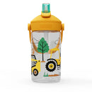 Camelbak Thrive Flip Kids Straw Water Bottle (400ml) - Tractors & Trees