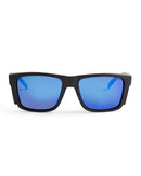 Liive Vision Jonny Brooks Sunglasses - Matt Black Frame with Mirror Polarised Lens