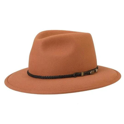 Akubra Traveller Hat - Rust